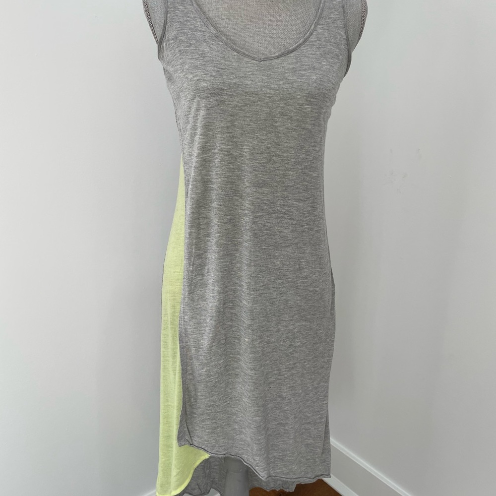 High/low pop of color dress/cover up